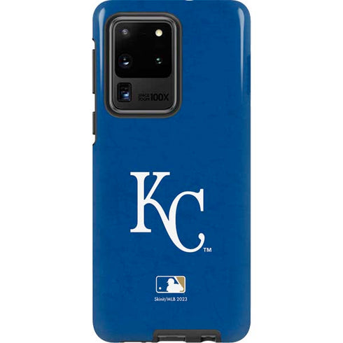 MLB Kansas City Royals - Solid Distressed Galaxy S20 Ultra 5G Pro Case