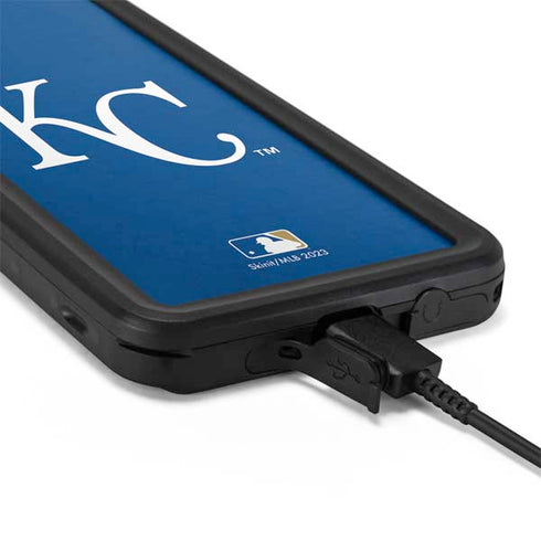 MLB Kansas City Royals - Solid Distressed Galaxy S20 Waterproof Case