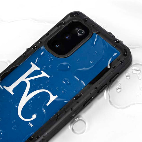 MLB Kansas City Royals - Solid Distressed Galaxy S20 Waterproof Case