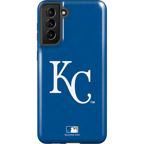 MLB Kansas City Royals - Solid Distressed Galaxy S21 Plus 5G Pro Case