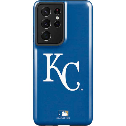 MLB Kansas City Royals - Solid Distressed Galaxy S21 Ultra 5G Pro Case
