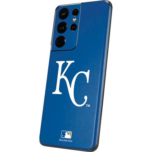 MLB Kansas City Royals - Solid Distressed Galaxy S21 Ultra 5G Skin