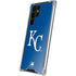 MLB Kansas City Royals - Solid Distressed Galaxy S22 Ultra Clear Case