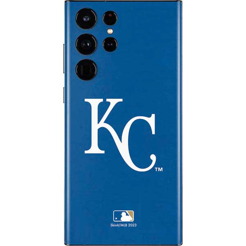 MLB Kansas City Royals - Solid Distressed Galaxy S22 Ultra Skin