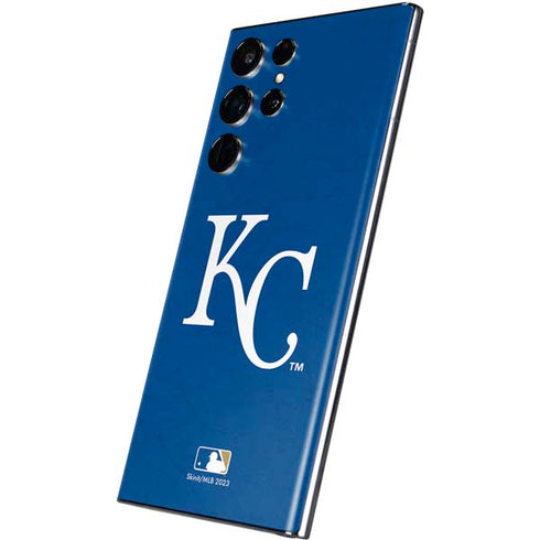 MLB Kansas City Royals - Solid Distressed Galaxy S22 Ultra Skin