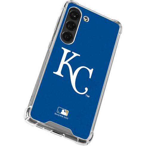 MLB Kansas City Royals - Solid Distressed Galaxy S23 Clear Case
