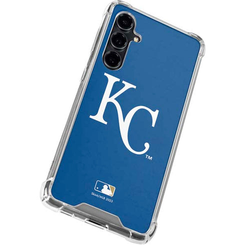 MLB Kansas City Royals - Solid Distressed Galaxy S23 FE Clear Case