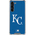 MLB Kansas City Royals - Solid Distressed Galaxy S23 Plus Clear Case