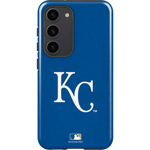 MLB Kansas City Royals - Solid Distressed Galaxy S23 Pro Case