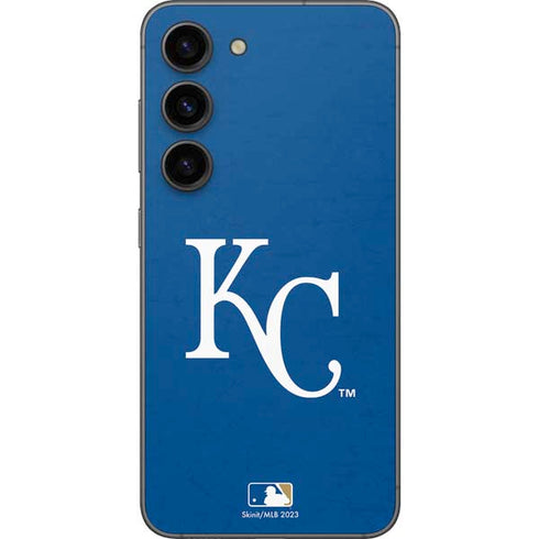 MLB Kansas City Royals - Solid Distressed Galaxy S23 Skin