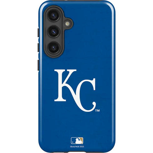 MLB Kansas City Royals - Solid Distressed Galaxy S24 Impact Case