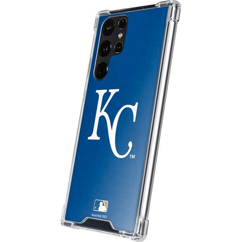 MLB Kansas City Royals - Solid Distressed Galaxy S24 Ultra Clear Case