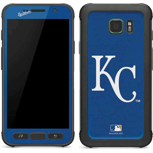MLB Kansas City Royals - Solid Distressed Galaxy S7 Active Skin