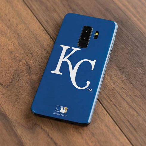 MLB Kansas City Royals - Solid Distressed Galaxy S9 Plus Skin