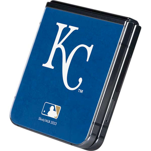 MLB Kansas City Royals - Solid Distressed Galaxy Z Flip5 5G Skin