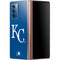 MLB Kansas City Royals - Solid Distressed Galaxy Z Fold2 5G Skin