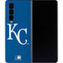 MLB Kansas City Royals - Solid Distressed Galaxy Z Fold4 5G Skin