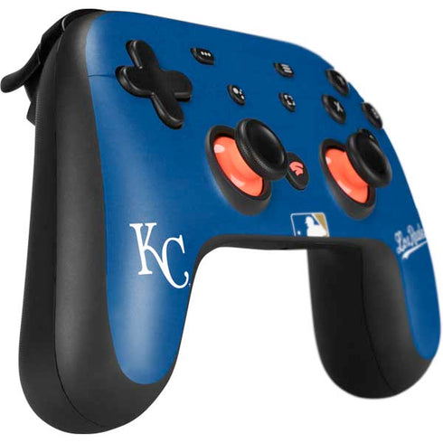 MLB Kansas City Royals - Solid Distressed Google Stadia Controller Skin