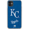 MLB Kansas City Royals - Solid Distressed iPhone 11 Clear Case