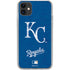MLB Kansas City Royals - Solid Distressed iPhone 11 Clear Case
