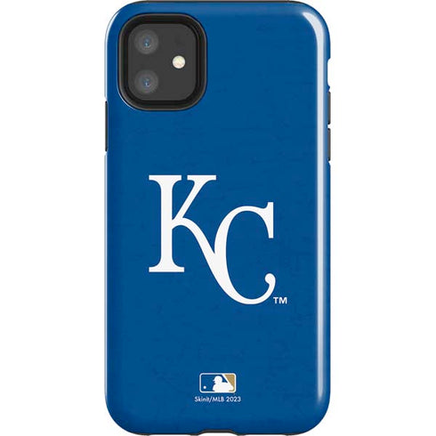 MLB Kansas City Royals - Solid Distressed iPhone 11 Impact Case