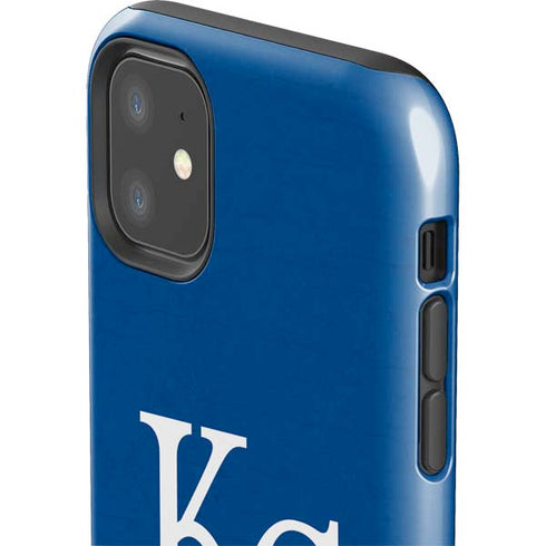 MLB Kansas City Royals - Solid Distressed iPhone 11 Impact Case