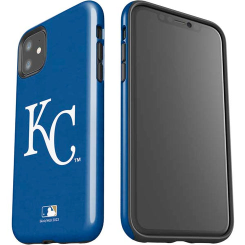 MLB Kansas City Royals - Solid Distressed iPhone 11 Impact Case