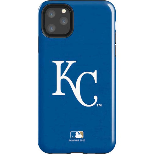 MLB Kansas City Royals - Solid Distressed iPhone 11 Pro Max Impact Case