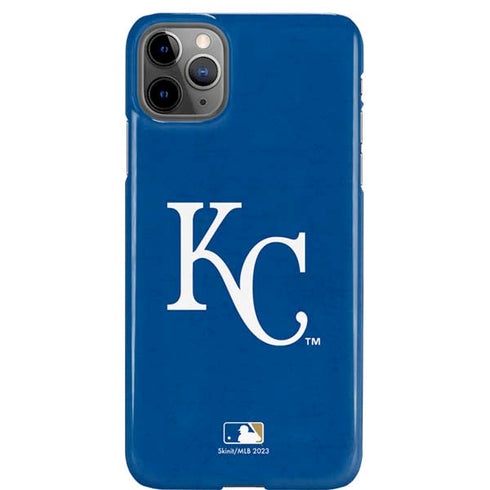 MLB Kansas City Royals - Solid Distressed iPhone 11 Pro Max Lite Case