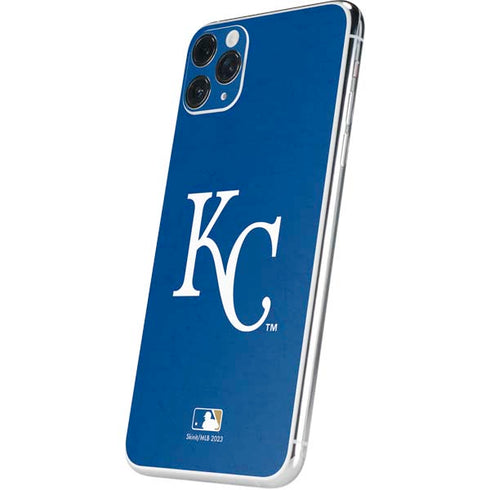 MLB Kansas City Royals - Solid Distressed iPhone 11 Pro Max Skin