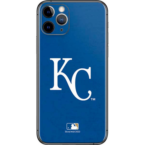 MLB Kansas City Royals - Solid Distressed iPhone 11 Pro Skin