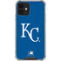 MLB Kansas City Royals - Solid Distressed iPhone 12 Clear Case