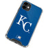 MLB Kansas City Royals - Solid Distressed iPhone 12 Mini Clear Case