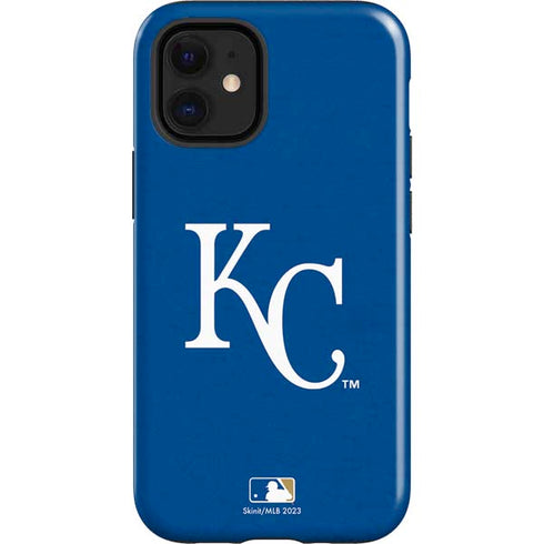 MLB Kansas City Royals - Solid Distressed iPhone 12 Mini Impact Case