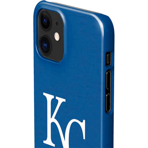 MLB Kansas City Royals - Solid Distressed iPhone 12 Mini Lite Case