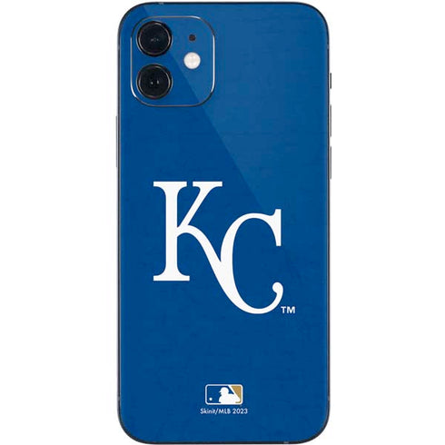 MLB Kansas City Royals - Solid Distressed iPhone 12 Mini Skin