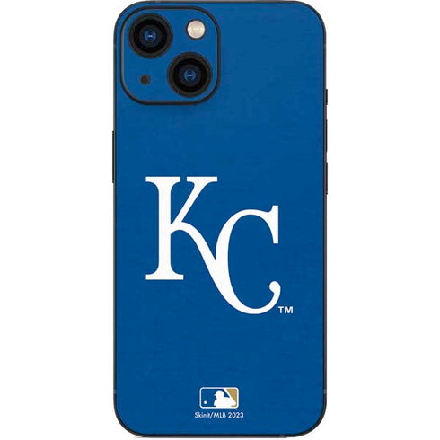 MLB Kansas City Royals - Solid Distressed iPhone 13 Mini Skin