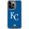 MLB Kansas City Royals - Solid Distressed iPhone 13 Pro Clear Case