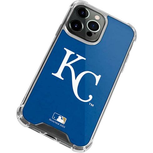 MLB Kansas City Royals - Solid Distressed iPhone 13 Pro Clear Case