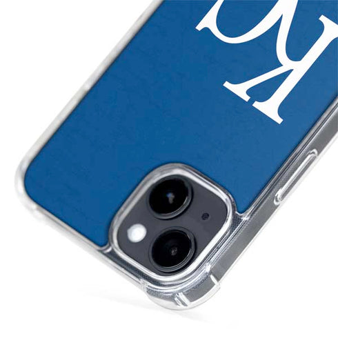 MLB Kansas City Royals - Solid Distressed iPhone 15 MagSafe Case