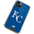 MLB Kansas City Royals - Solid Distressed iPhone 15 Plus Clear Case