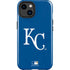 MLB Kansas City Royals - Solid Distressed iPhone 14 Plus Impact Case