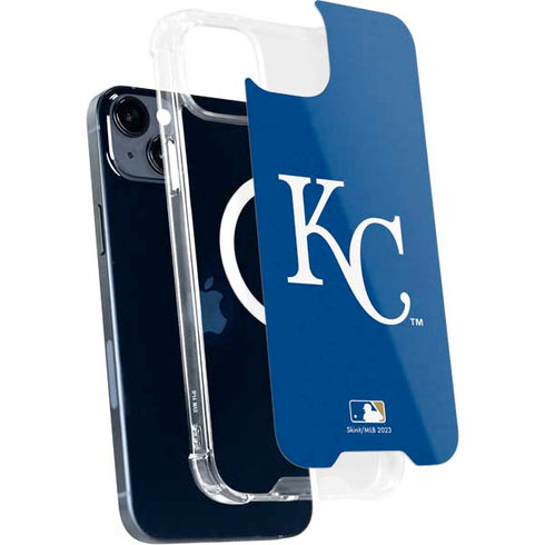 MLB Kansas City Royals - Solid Distressed iPhone 15 Plus MagSafe Case