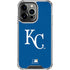 MLB Kansas City Royals - Solid Distressed iPhone 15 Pro Clear Case