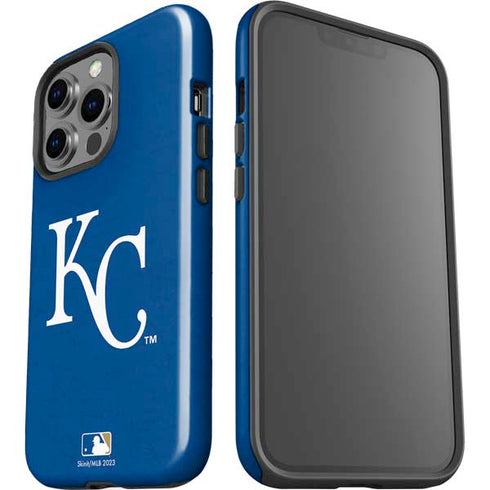 MLB Kansas City Royals - Solid Distressed iPhone 15 Pro Impact Case
