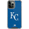 MLB Kansas City Royals - Solid Distressed iPhone 14 Pro Max Clear Case