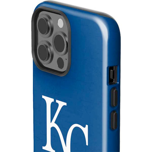MLB Kansas City Royals - Solid Distressed iPhone 15 Pro Max Impact Case
