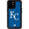 MLB Kansas City Royals - Solid Distressed iPhone 14 Pro Max Waterproof Case