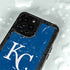 MLB Kansas City Royals - Solid Distressed iPhone 14 Pro Max Waterproof Case
