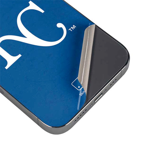 MLB Kansas City Royals - Solid Distressed iPhone 14 Pro Skin